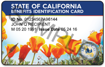 medi-cal id card example